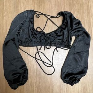 Princess Polly Cropped Long Sleeve - Size 4